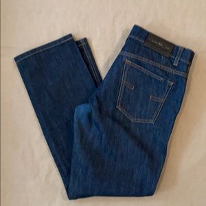 Ferragamo men's dark wash jeans 48